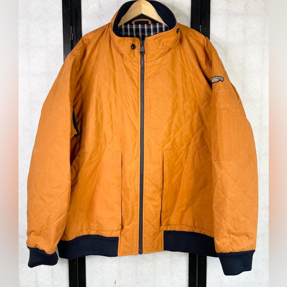 Atlantic rancher co Men's Orange Quilted Jacket 3XL